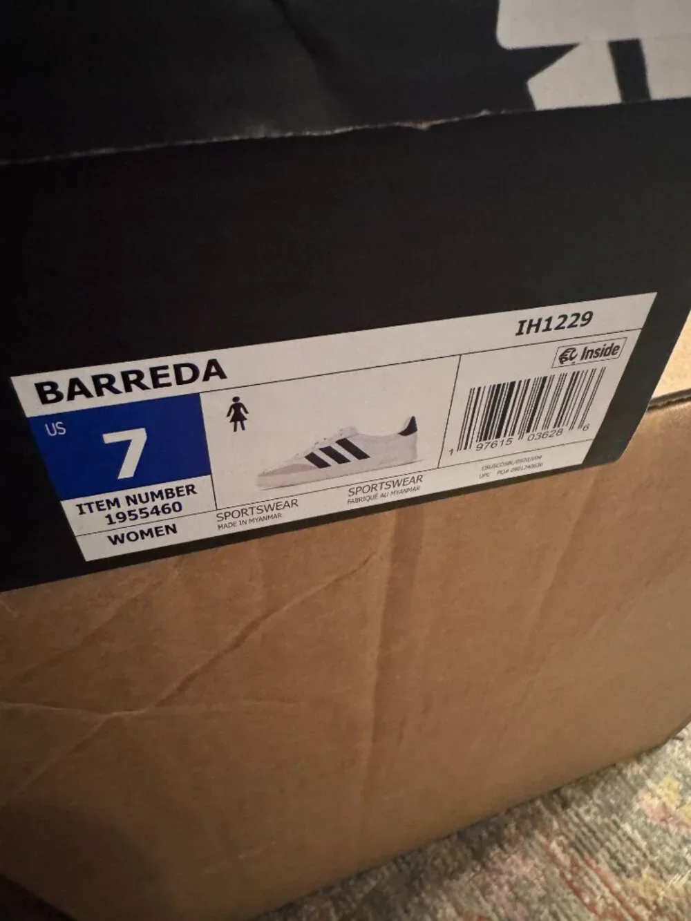 NWT Adidas Barreda Decode Low-Top Retro Terrace Sneakers - Picture 4 of 6
